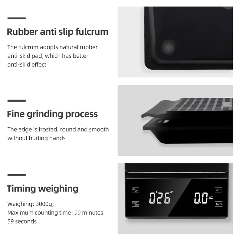 Digital Coffee Scale with Timer