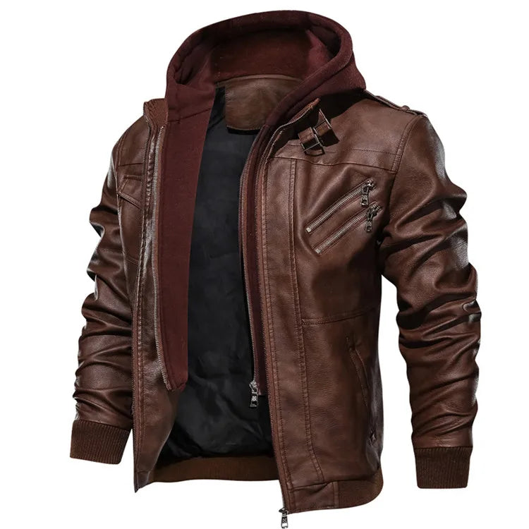UrbanEdge™ 2-in-1 Hooded Biker Jacket