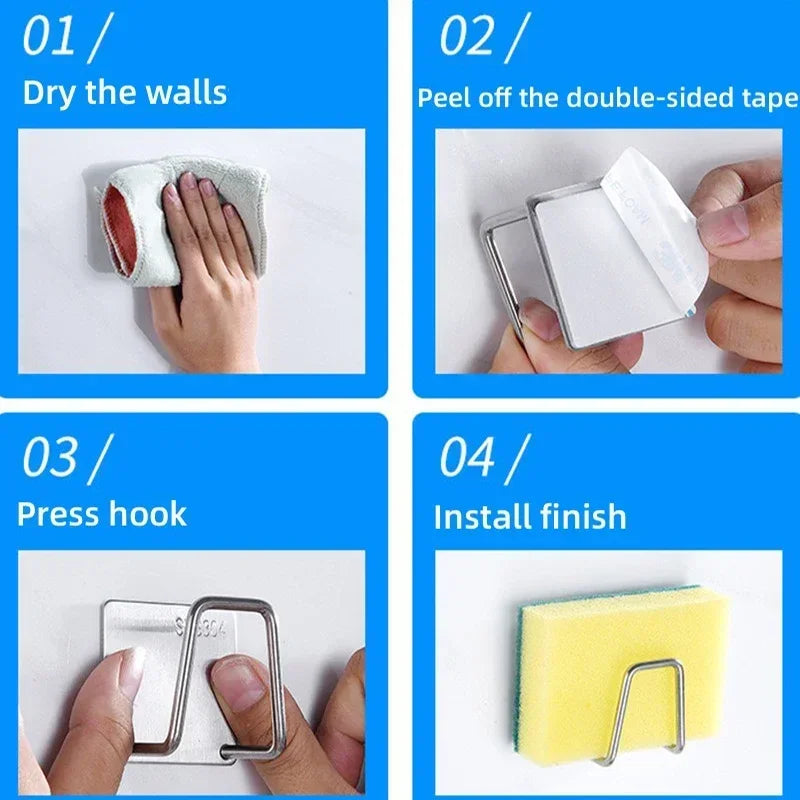 Stainless Steel Sink Sponge Holder