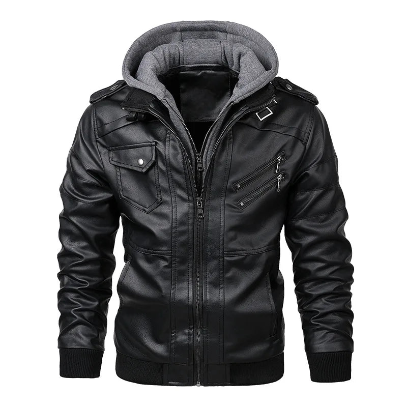 UrbanEdge™ 2-in-1 Hooded Biker Jacket